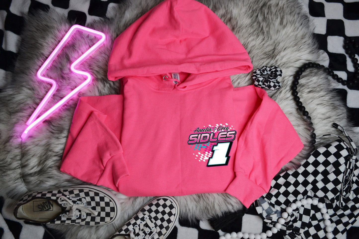 SIDLES RACING. HOODIE.