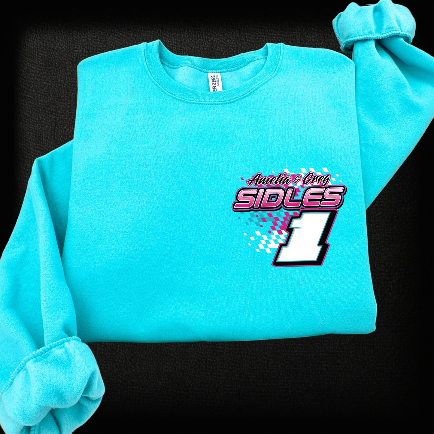 SIDLES RACING. CREWNECK.