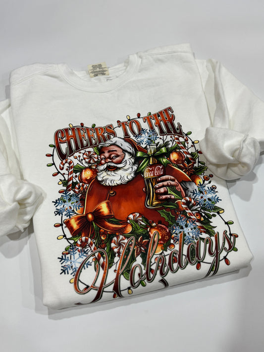 MEDIUM CREWNECK. SANTA COLA.