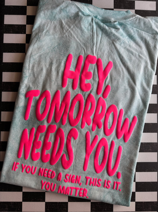 STAY. TOMORROW NEEDS YOU.