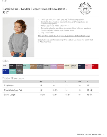 TODDLER. SPIRIT/PRO GEAR.