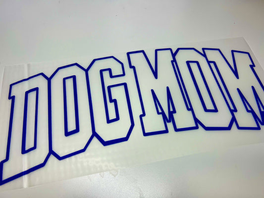 DOG MOM -ROYAL BLUE
