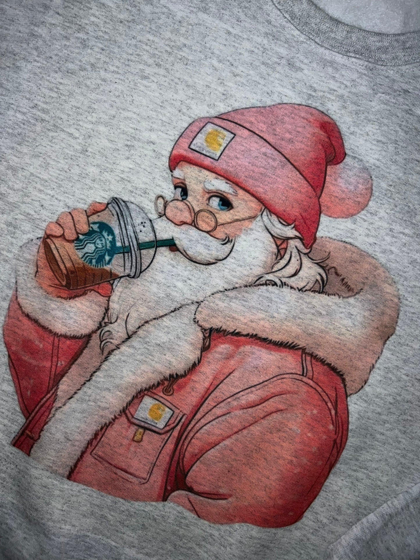 Santa Loves Coffee Crewneck